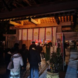 大晦日のご神門