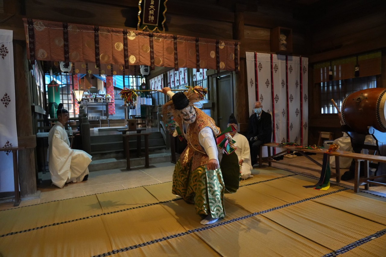 延岡神楽舞い初め
